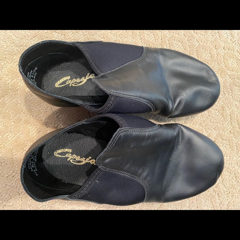 black capezio jazz shoes